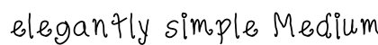 elegantly simple Medium preview
