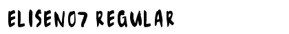 EliseNo7 Regular preview