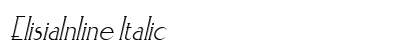 ElisiaInline Italic Preview