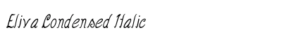 Eliva Condensed Italic Preview