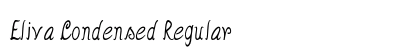 Eliva Condensed Regular Preview