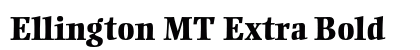Ellington MT Extra Bold Preview