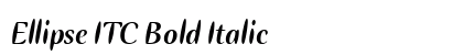 Ellipse ITC Bold Italic Preview