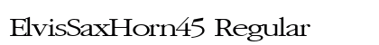 ElvisSaxHorn45 Regular Preview