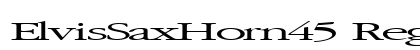 ElvisSaxHorn45 Regular Preview