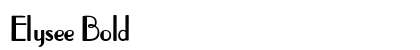 Elysee Bold preview