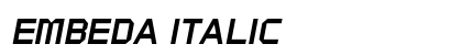 Embeda Italic Preview