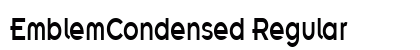 EmblemCondensed Regular preview