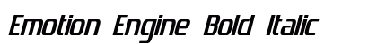 Emotion Engine Bold Italic Preview
