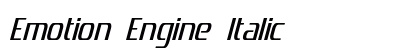 Emotion Engine Italic Preview