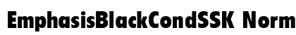 EmphasisBlackCondSSK Normal preview