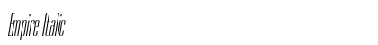Empire Italic Preview
