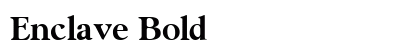 Enclave Bold preview