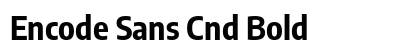 Encode Sans Cnd Bold preview
