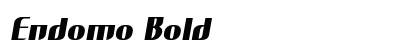 Endomo Bold preview