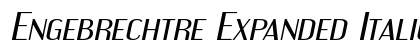 Engebrechtre Expanded Italic Preview