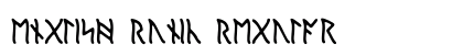 English Runic Regular preview