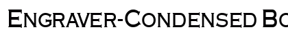Engraver-Condensed Bold preview