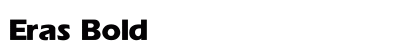 Eras Bold Preview