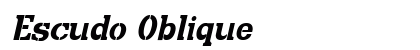 Escudo Oblique preview