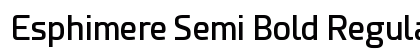 Esphimere Semi Bold Regular preview