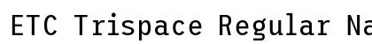 ETC Trispace Regular Narrow Preview