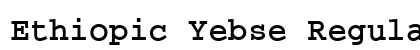 Ethiopic Yebse Regular preview