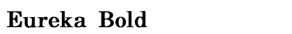 Eureka Bold preview