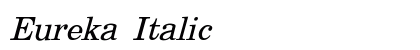 Eureka Italic Preview