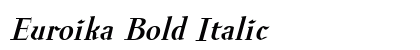 Euroika Bold Italic Preview