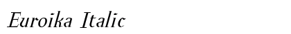 Euroika Italic Preview