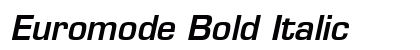 Euromode Bold Italic Preview
