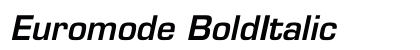Euromode BoldItalic Preview