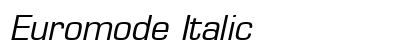 Euromode Italic Preview
