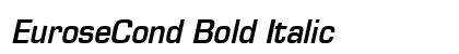 EuroseCond Bold Italic Preview
