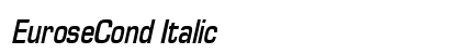 EuroseCond Italic Preview