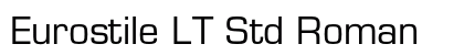 Eurostile LT Std Roman preview