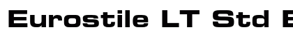 Eurostile LT Std Bold Extended 2 Preview