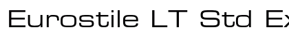 Eurostile LT Std Extended 2 Preview