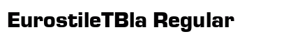 EurostileTBla Regular preview