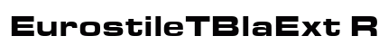 EurostileTBlaExt Regular preview