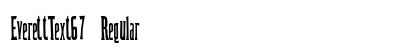 EverettText67 Regular preview