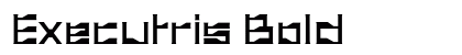 Executris Bold preview