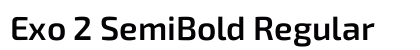 Exo 2 SemiBold Regular preview
