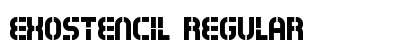Exostencil Regular preview