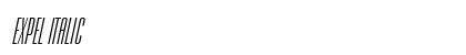 Expel Italic Preview