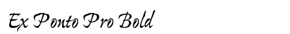 Ex Ponto Pro Bold preview