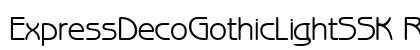 ExpressDecoGothicLightSSK Regular Preview