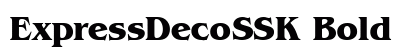 ExpressDecoSSK Bold preview