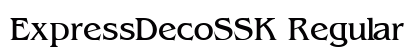 ExpressDecoSSK Regular Preview